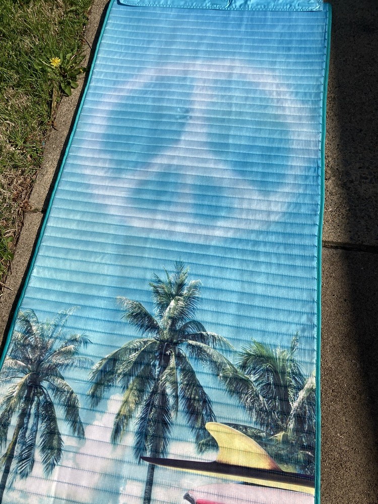 PEACE SIGN BEACH SAND MAT. NEW NEVER USED.