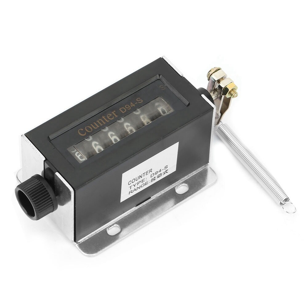 D94-S 6 Digit Resettable Mechanical High Quality Pulling Type Counter 0-999999