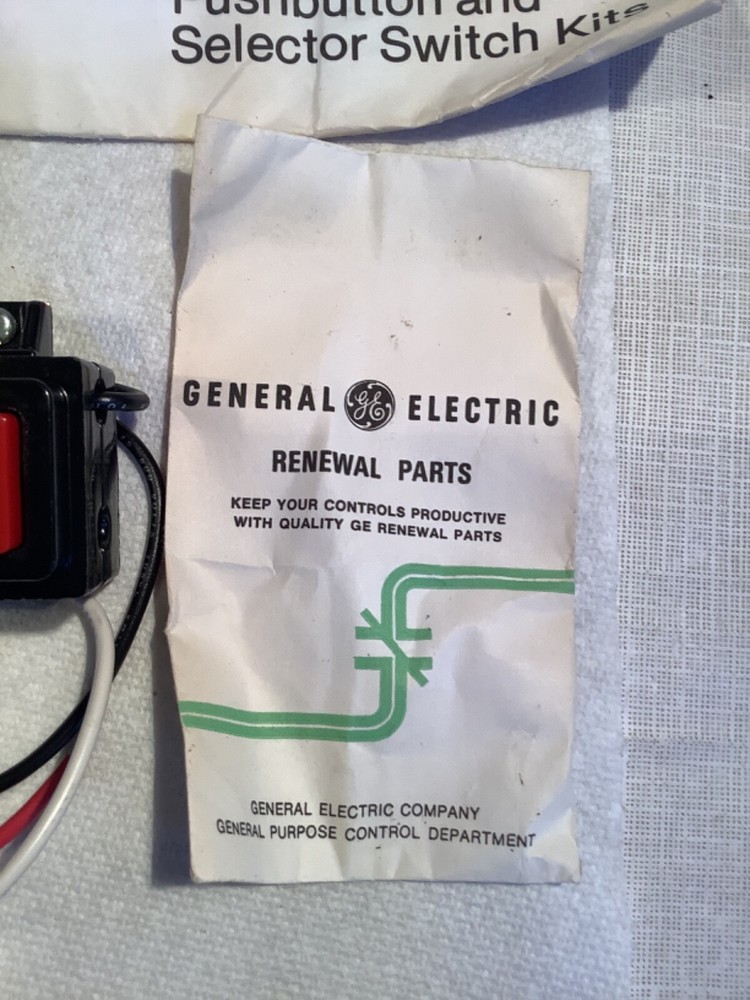 General Electric 300-line Pushbuttonand Selector Switch kit GEH-4763