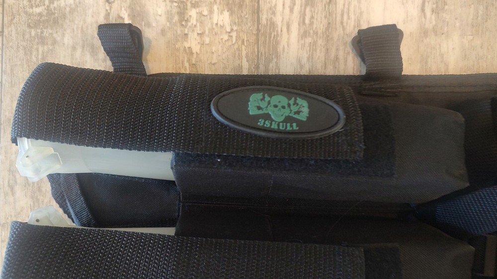 3Skull 6+1 Deluxe Paintball Harness Includes 5 Pods