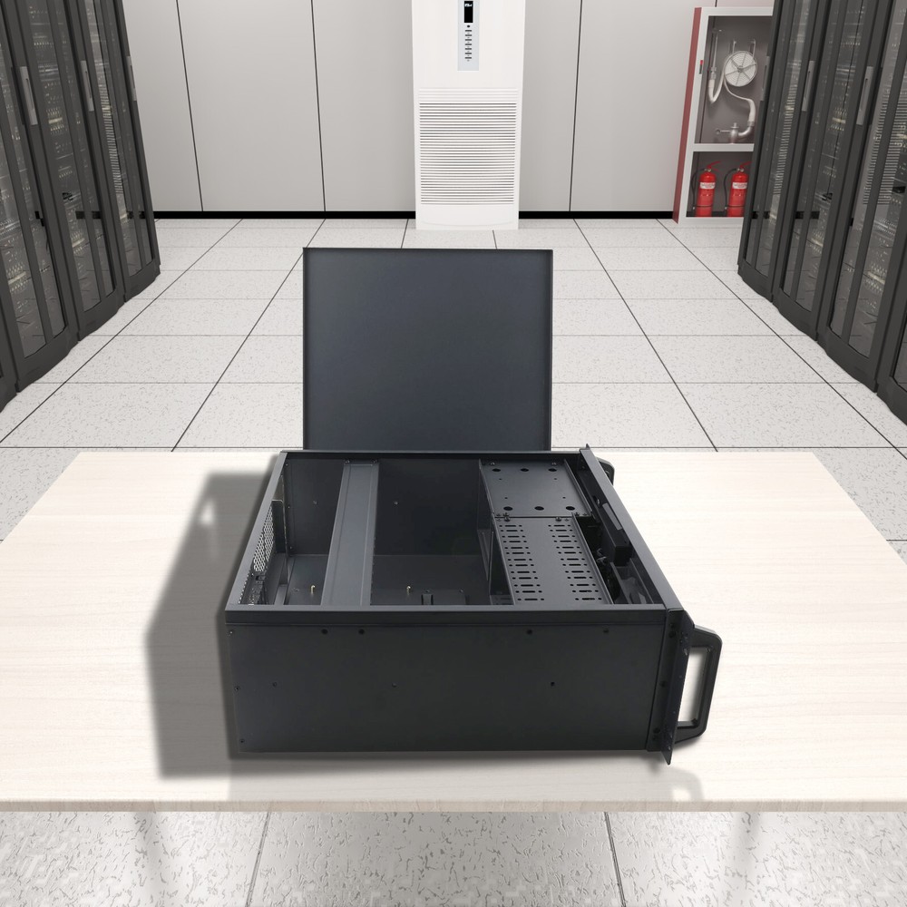 4U Server Chassis Rackmount Computer Case 7X3.5' HDD Bays 2X5.25' Drive Ways
