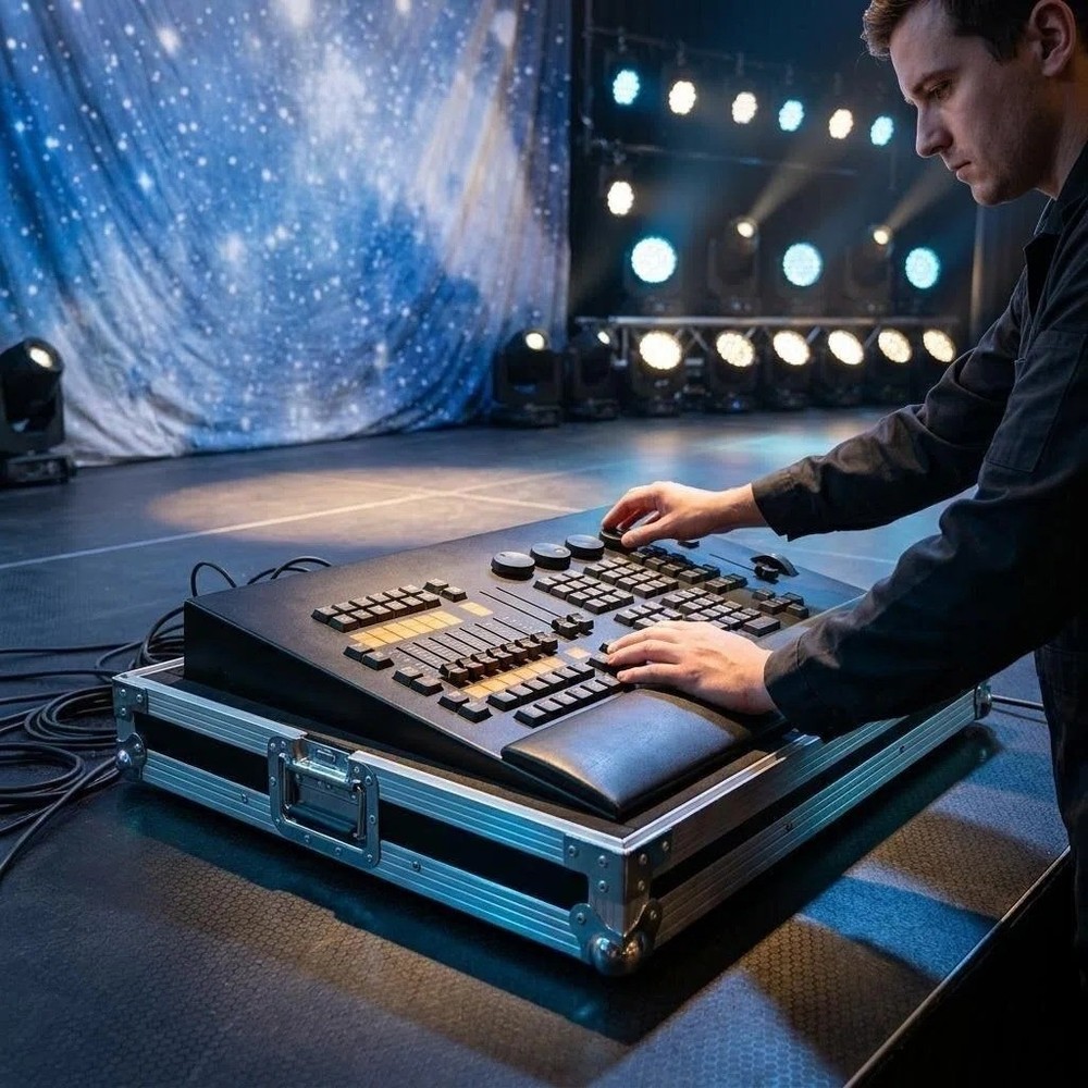 US stock free ship dmx512 lights controller command wing 2 onpc control +case