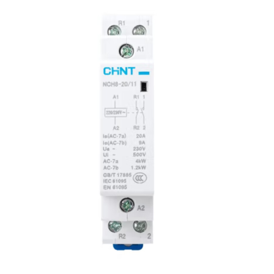 CHNT Rail Type Small AC Contactor 220/230V NCH8-20/11