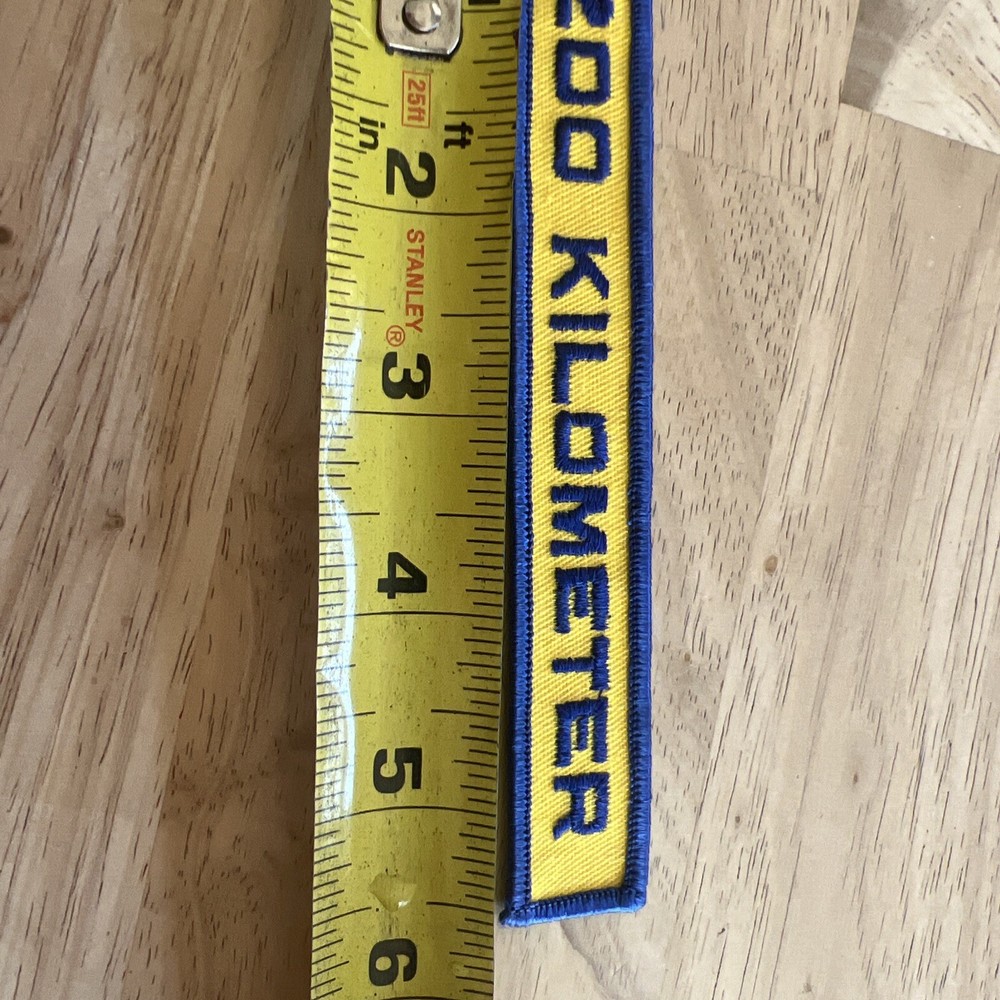 Vintage 200 Kilometer Patch