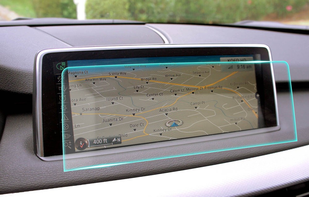 Crystal Clear Screen Protector for 2014 BMW X5 Vehicle Navigation
