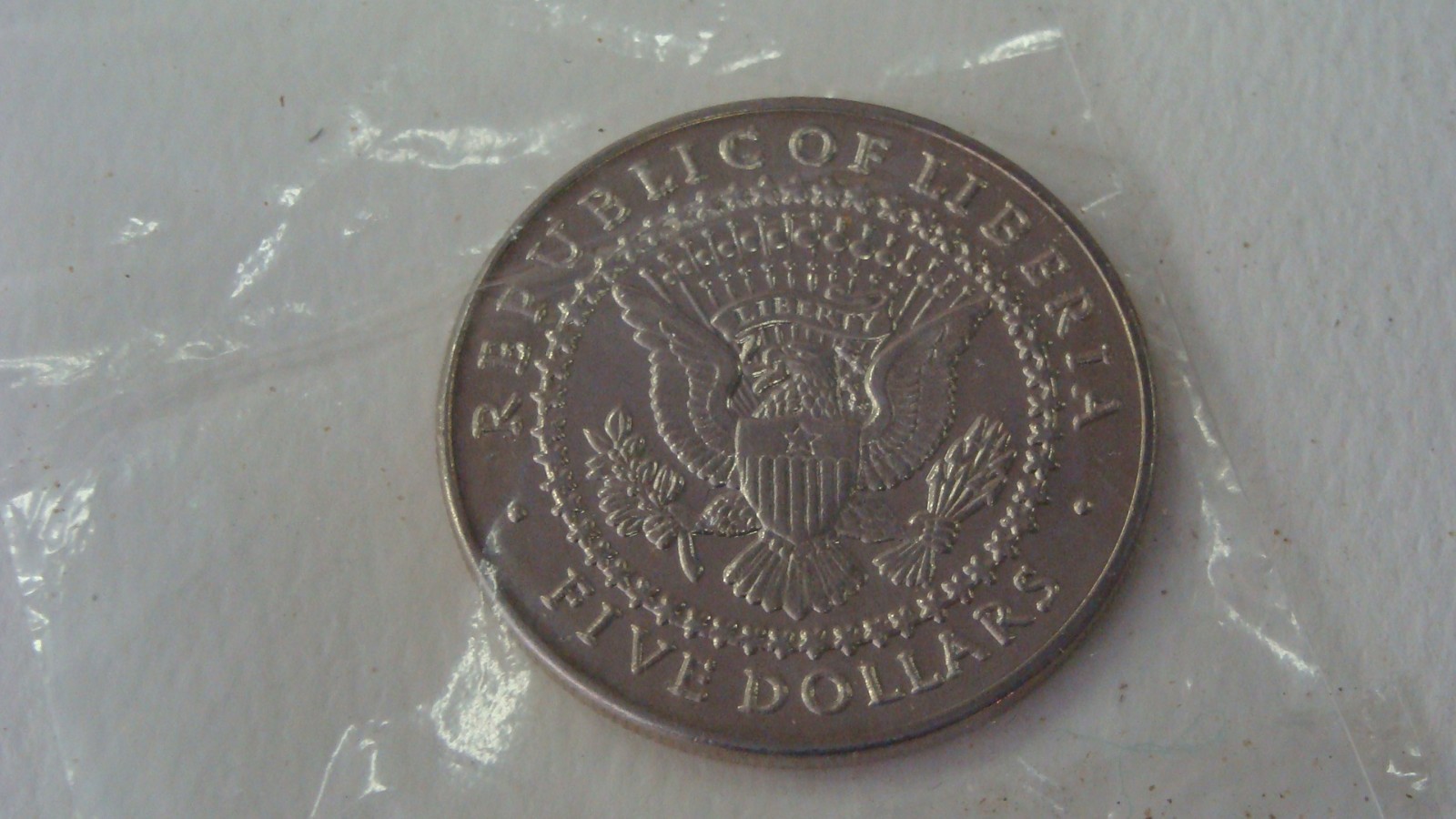 Sealed 2000 Republic of Liberia $5 Grover Cleveland Commemorative Issue Coin #2