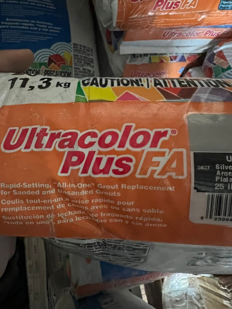 Ultracolor plus FA Grout - 25 Lbs (5027 Silver)