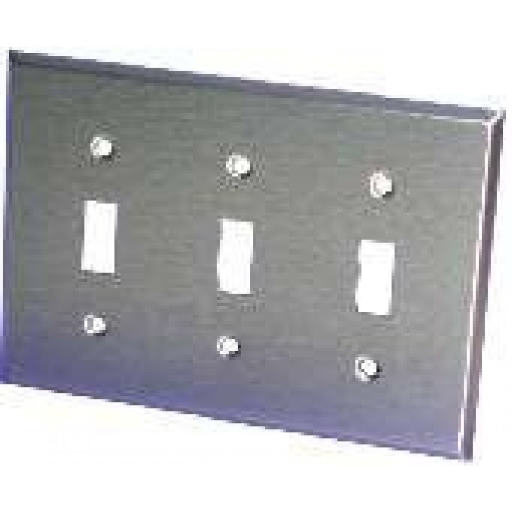 Orbit OS3 3 Gang Stainless Cover Toggle Switch