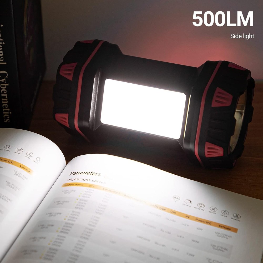 Led Camping Lantern Rechargeable, Lights 1500lm, 8 1PACK, Orange