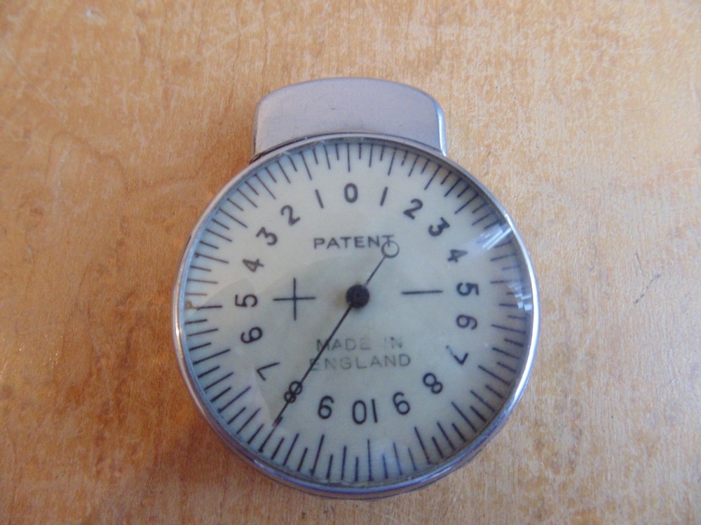 VINTAGE GENEVA LENS MEASURE. OPTOMETRY TOOL.