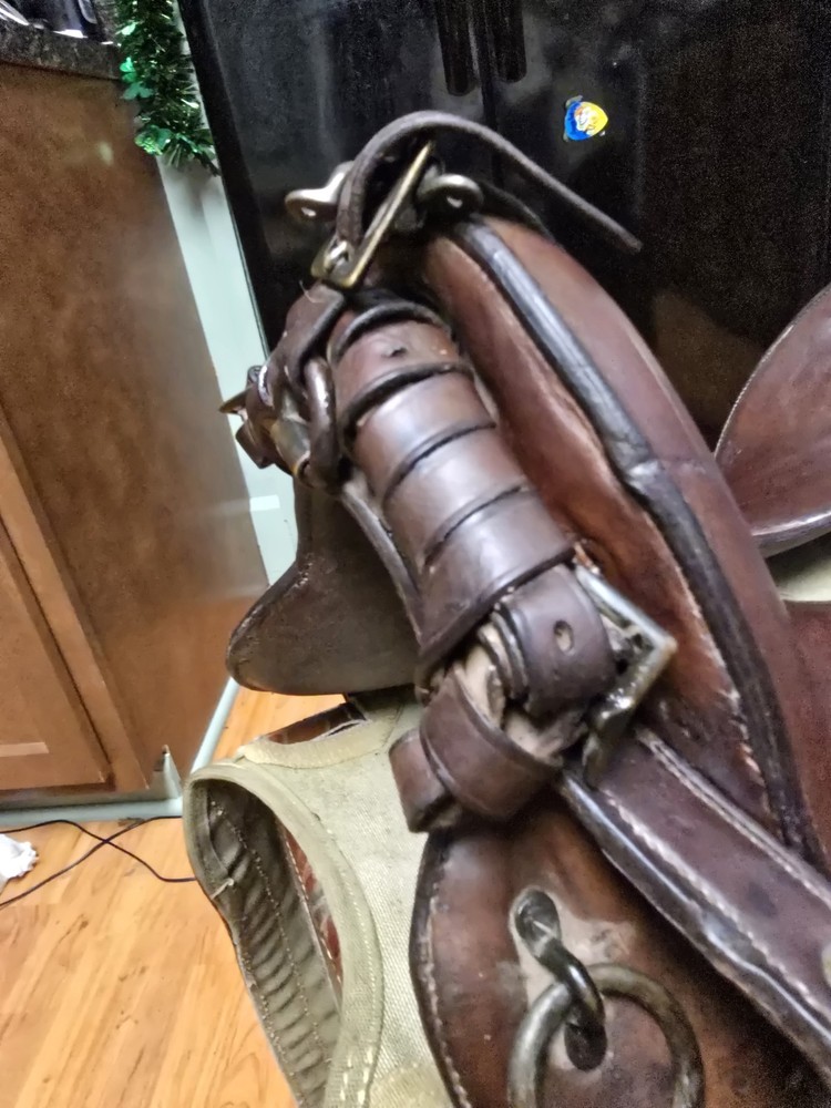 US Cavalry M1904 McClellan Saddle Marked JCH,LEW