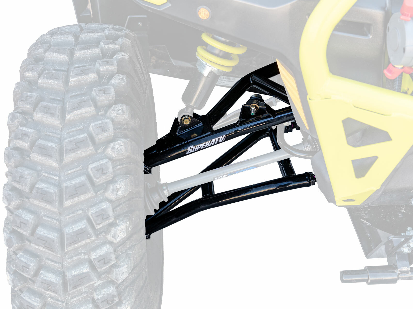 SuperATV High Clearance 2" Forward Offset A-Arms for Can-Am Defender See Fitment