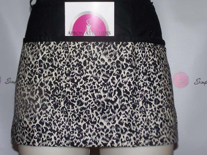 3 pocket waist aprons for servers assorted prints from solid to assorted prints