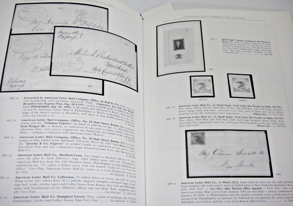 Siegel Stamp Auction Catalog Prices Realized Confederate States Black Jack 2001