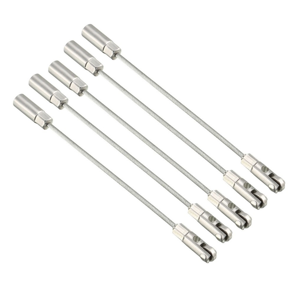 5Pcs 117mm for 4mm Wire Puller Leader Wire Cable Puller DIY w Roller