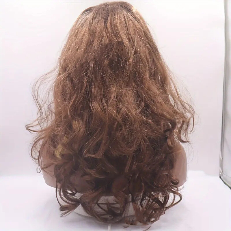 Simulation beauty latex mask with long wig