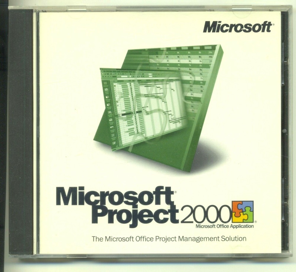 MICROSOFT PROJECT 2000 UPGRADE CD with PRODUCT KEY !!