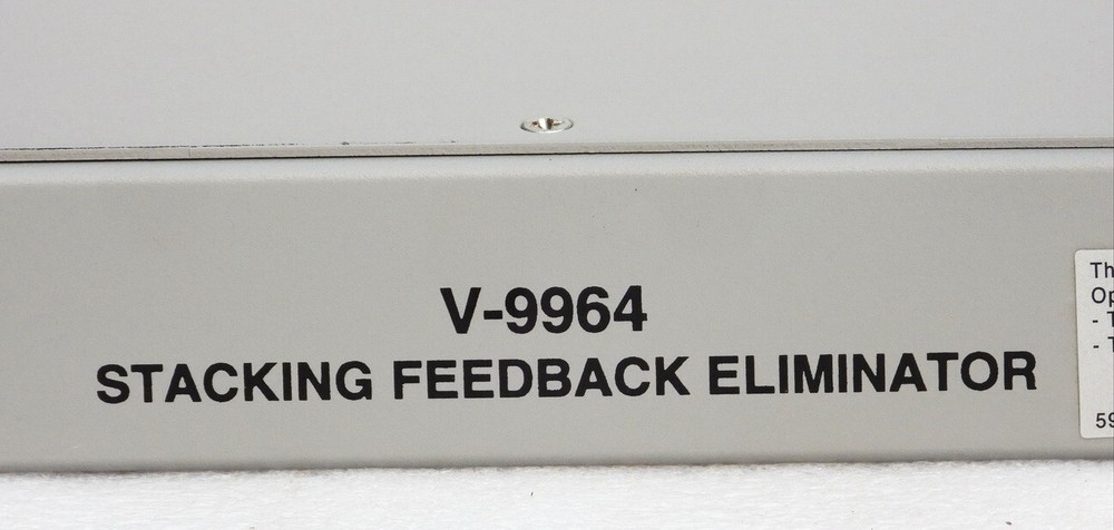 VALCOM V-9964 STACKING DIGITAL FEEDBACK ELIMINATOR / MESSAGE STACKER