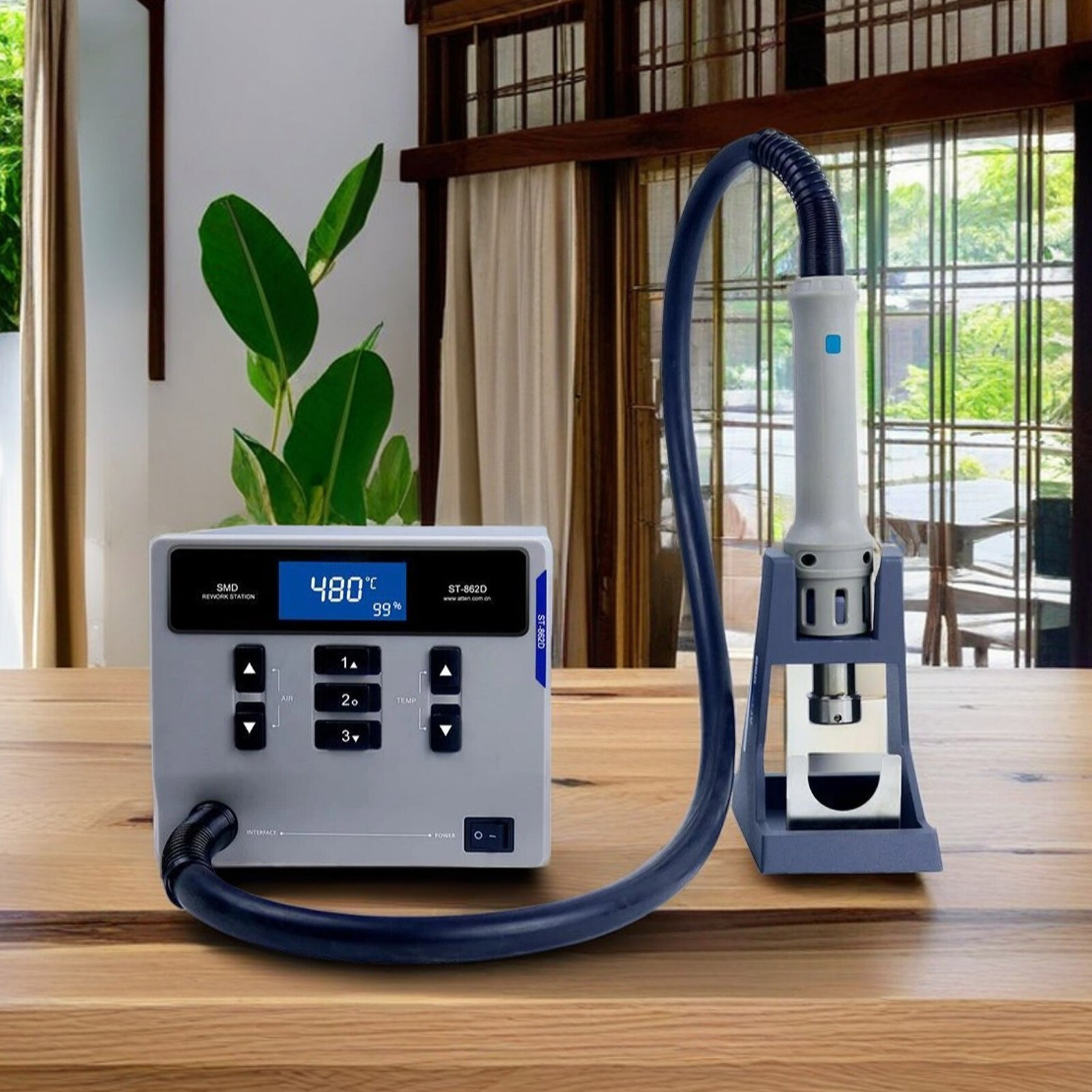 ATTEN St-862D 1000W Hot Air Digital Display Desoldering  Rework Station