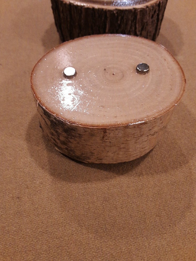 KNIFE DISPLAY STANDS, LILAC & BIRCH. (2-pcs)