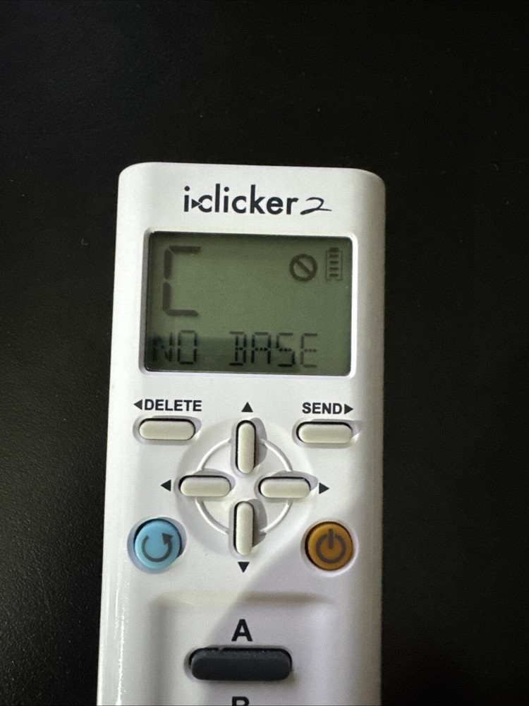 iClicker 2 Student Remote Classroom Response Controller White