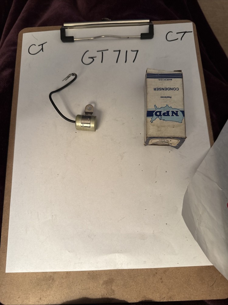 W181 Npd Power Supply Ignition Distributor Condenser Nos OEM Sold Individually