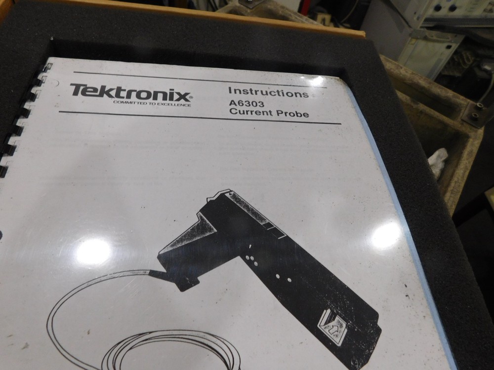 Tektronix Model: A6303XL Current Probe with Manual