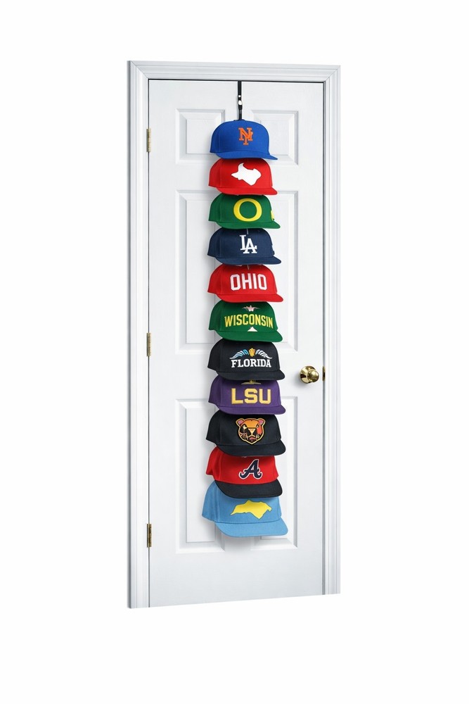 Organizer Over Door Cap Holder Holds 36 Caps