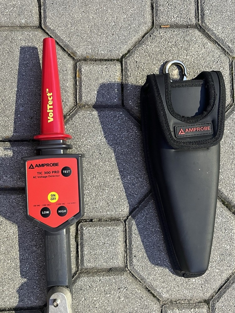 Amprobe TIC 300 PRO AC Voltage Detector with Carrying Case
