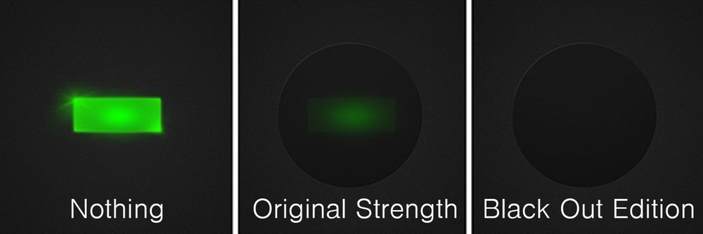 LightDims Sheet Black Out Edition Medium Size Customizable minimal Packaging