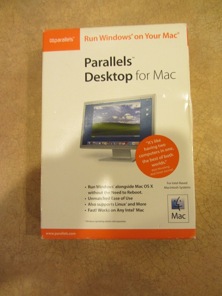 Nova Parallels Desktop for Mac 2006 New in Box