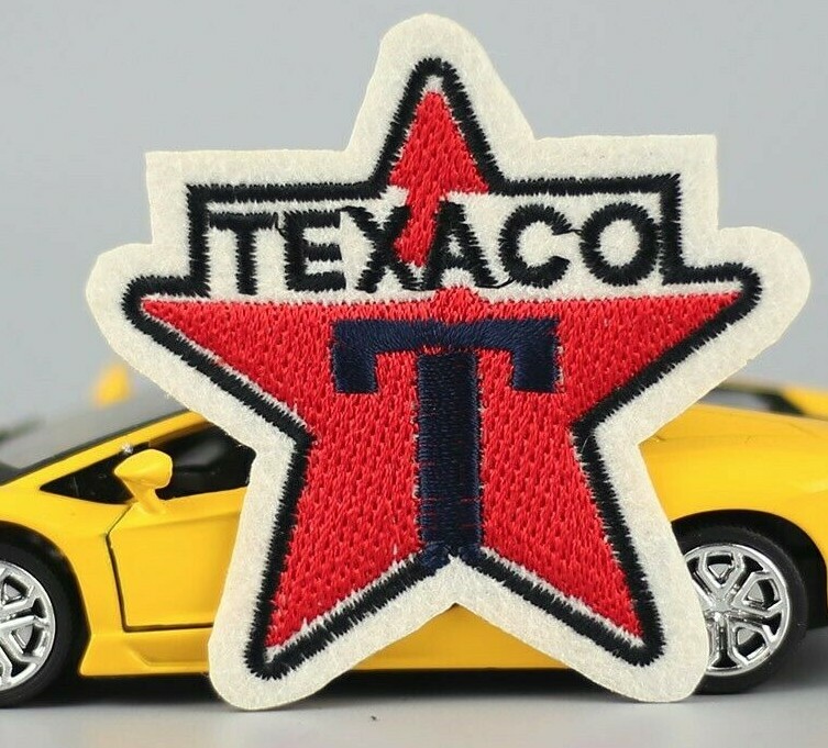 TEXACO GAS LOGO Embroidered Iron On 2 75" Patch