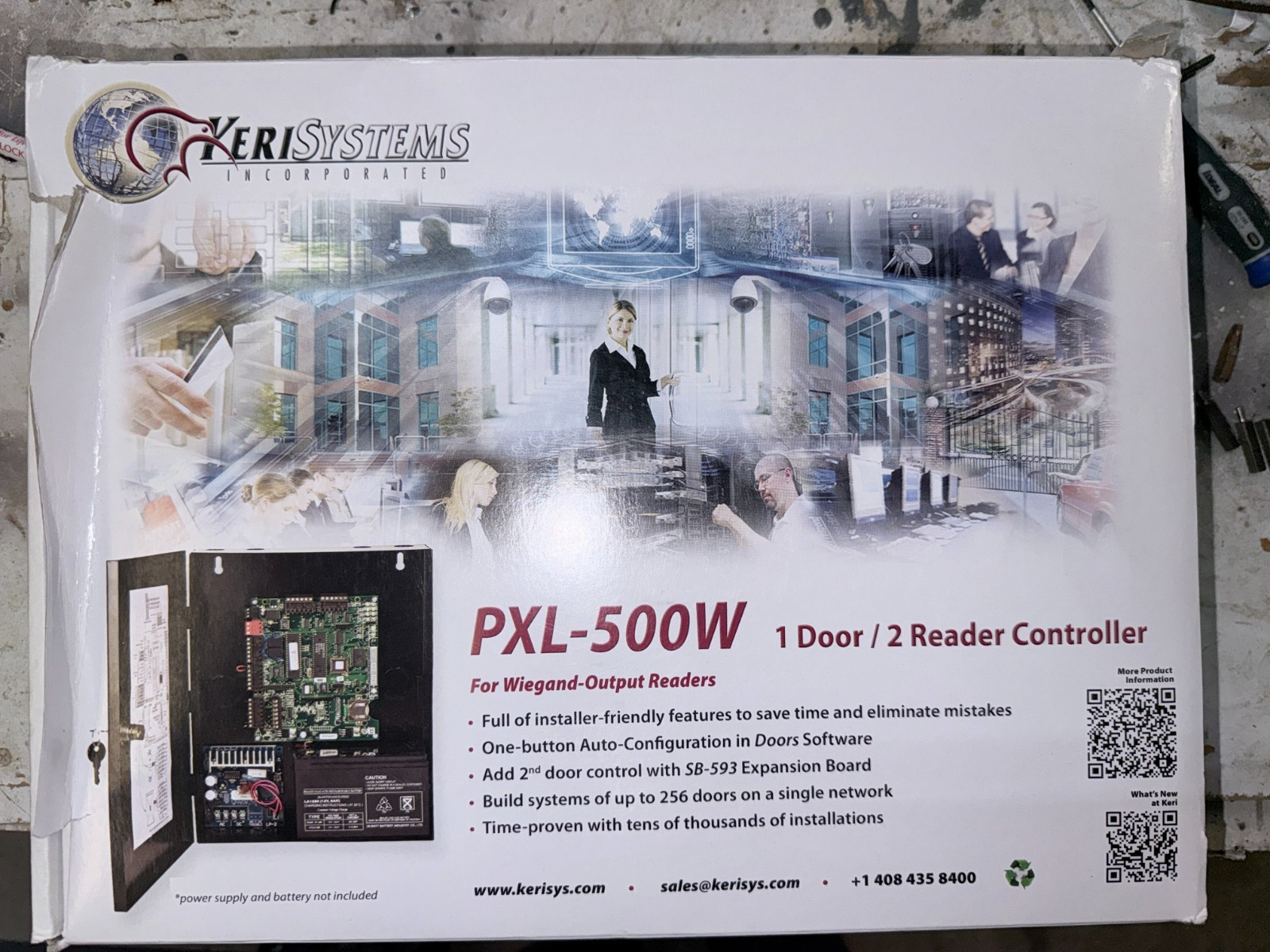 Keri Systems PXL-500W-X Controller And Enclosure - Open Box