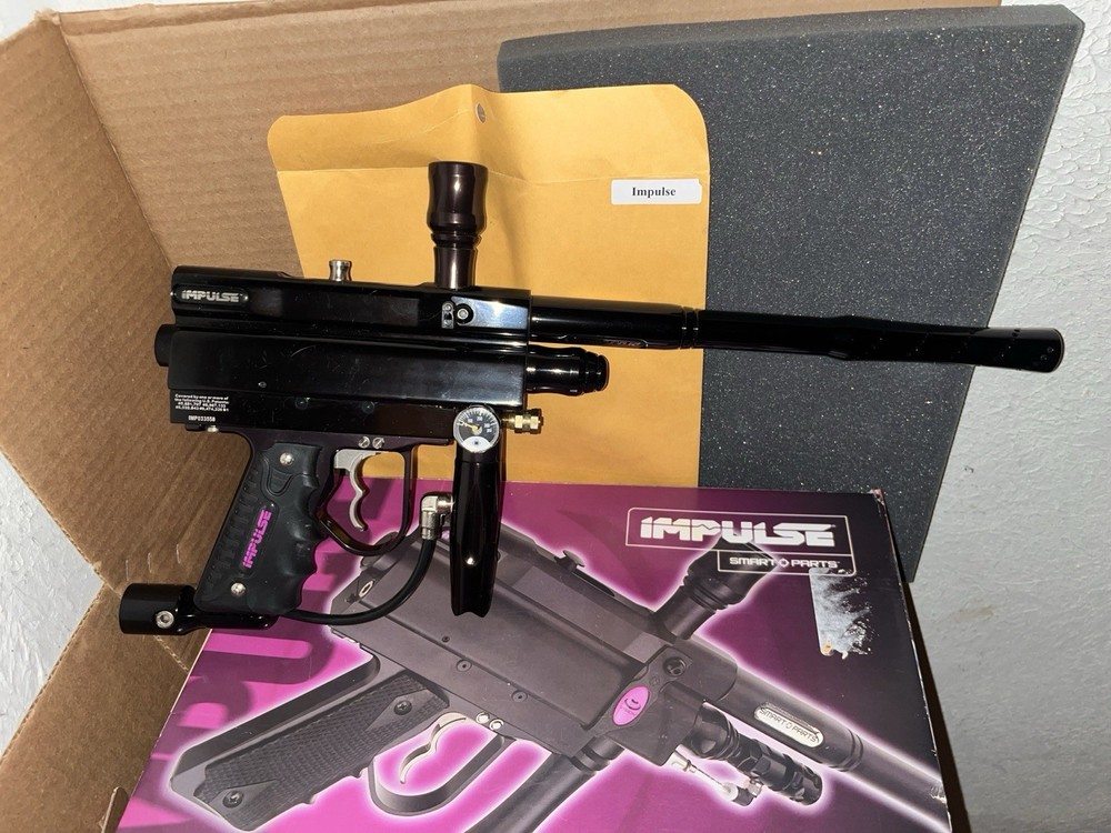 Smart Parts Impulse Electronic Paintball Marker Black Untested