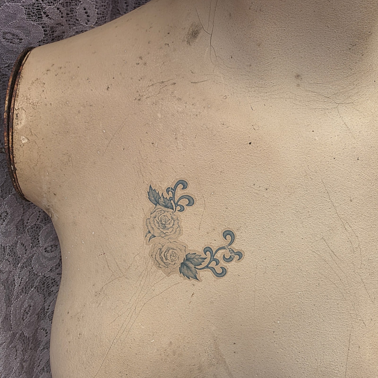 Vintage 'Vera' 1950's - 1960's Fibreglass Bust Manniquin