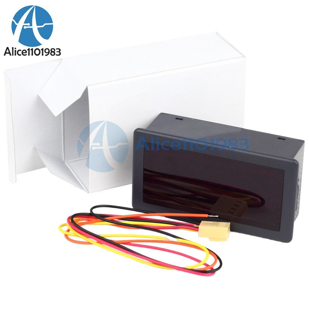 5166FR Frequency Meter 5-Digit Red Tachometer Switch Speed Counter DC5V 12V 24V