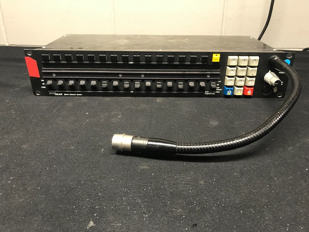RTS Telex Matrix Intercom System IKP-950 Intercom Control Panel with Microphone