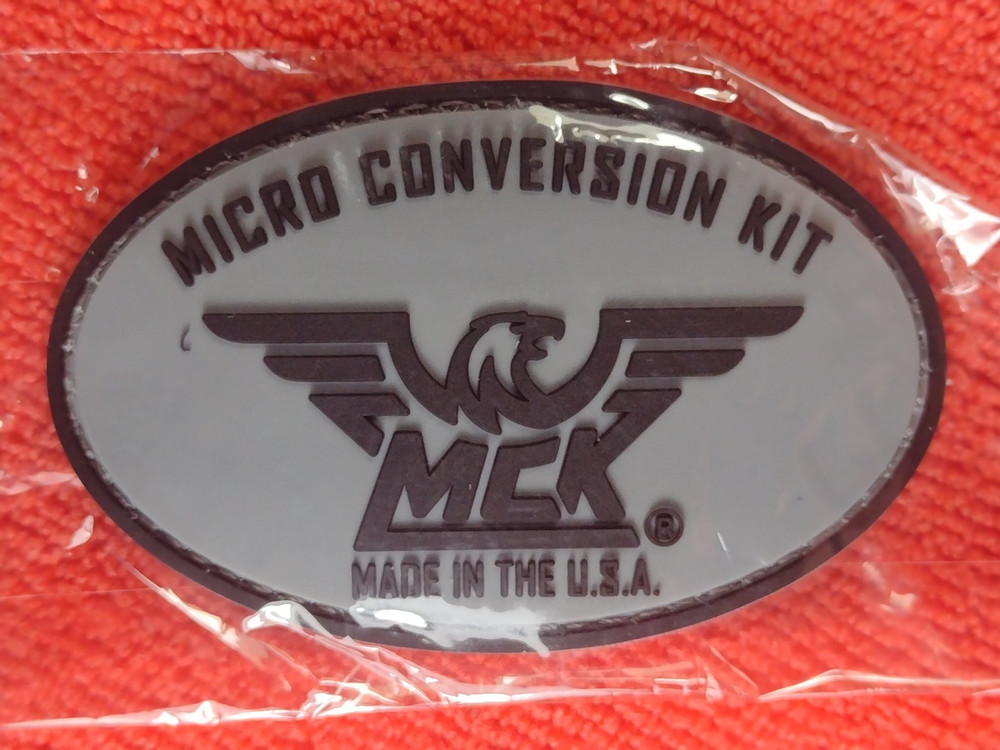 MCK Micro Conversion Kit Tactical Morale Patch SHOT-SHOW PVC H&L NOS NIP