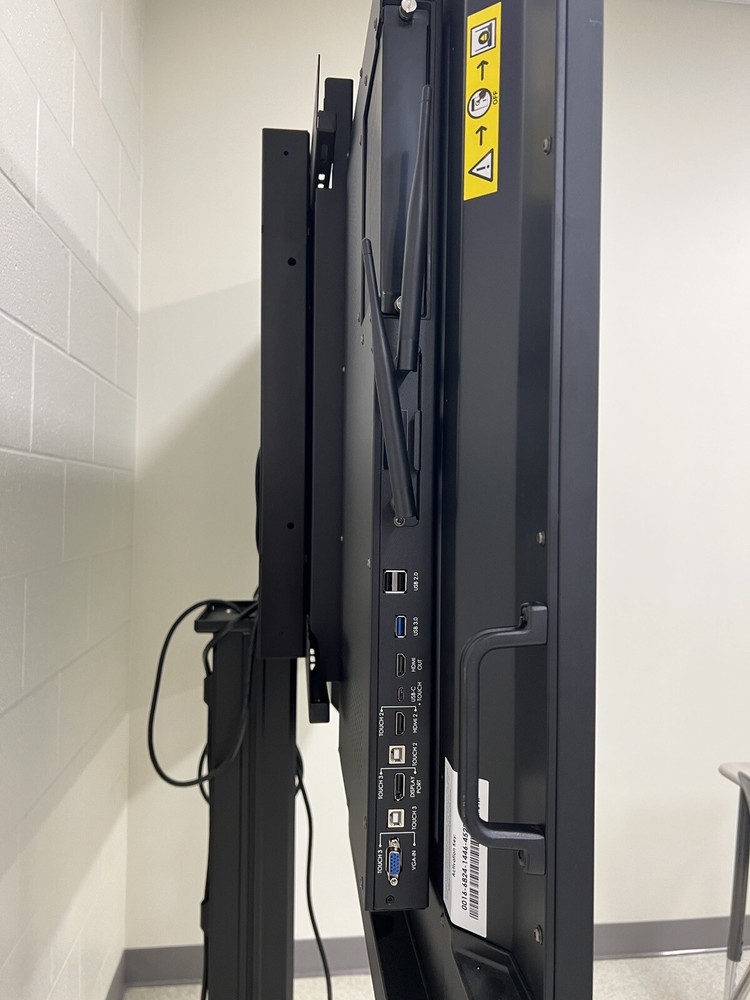 Promethean 75” Interactive TouchScreen Titanium Panel W/Optional Mobile Stand