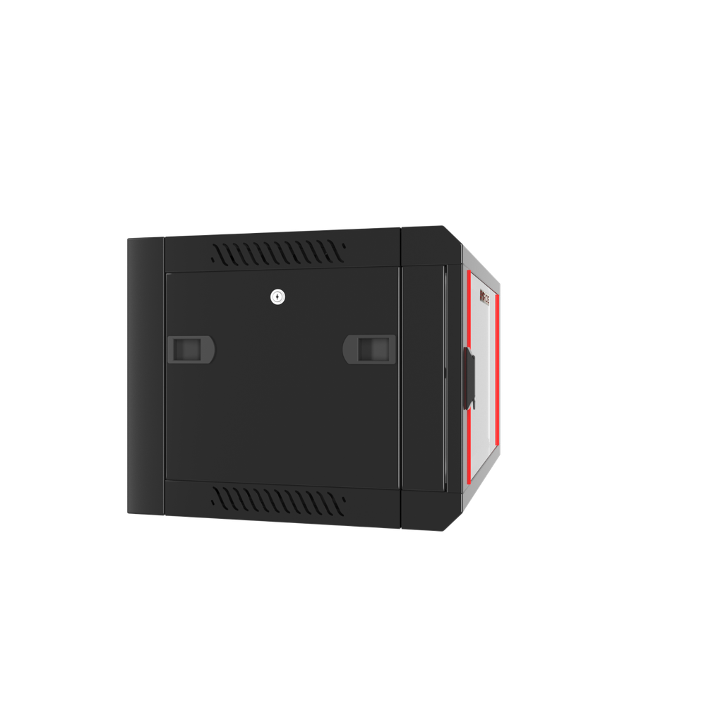 Server Rack 6U Wall Mount Cabinet Locking Networking Data Enclosure Glass Door