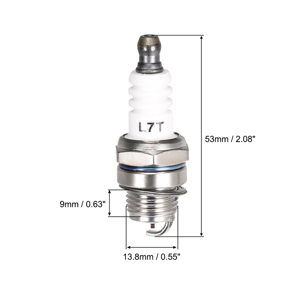 L7T 2-Time Spark Plug 33cc 43cc 47cc 49cc, 5uds Mower