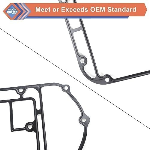Intake Plenum Gaskets Set Upper Compatible with 2003-2010 Accord Odyssey, 2003-2