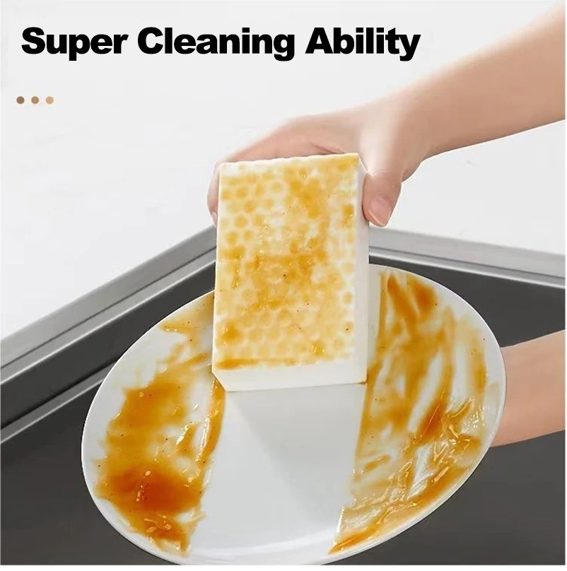 20Pc Cleaning Melamine Sponge Double Compressed High Density Magic Sponge Eraser