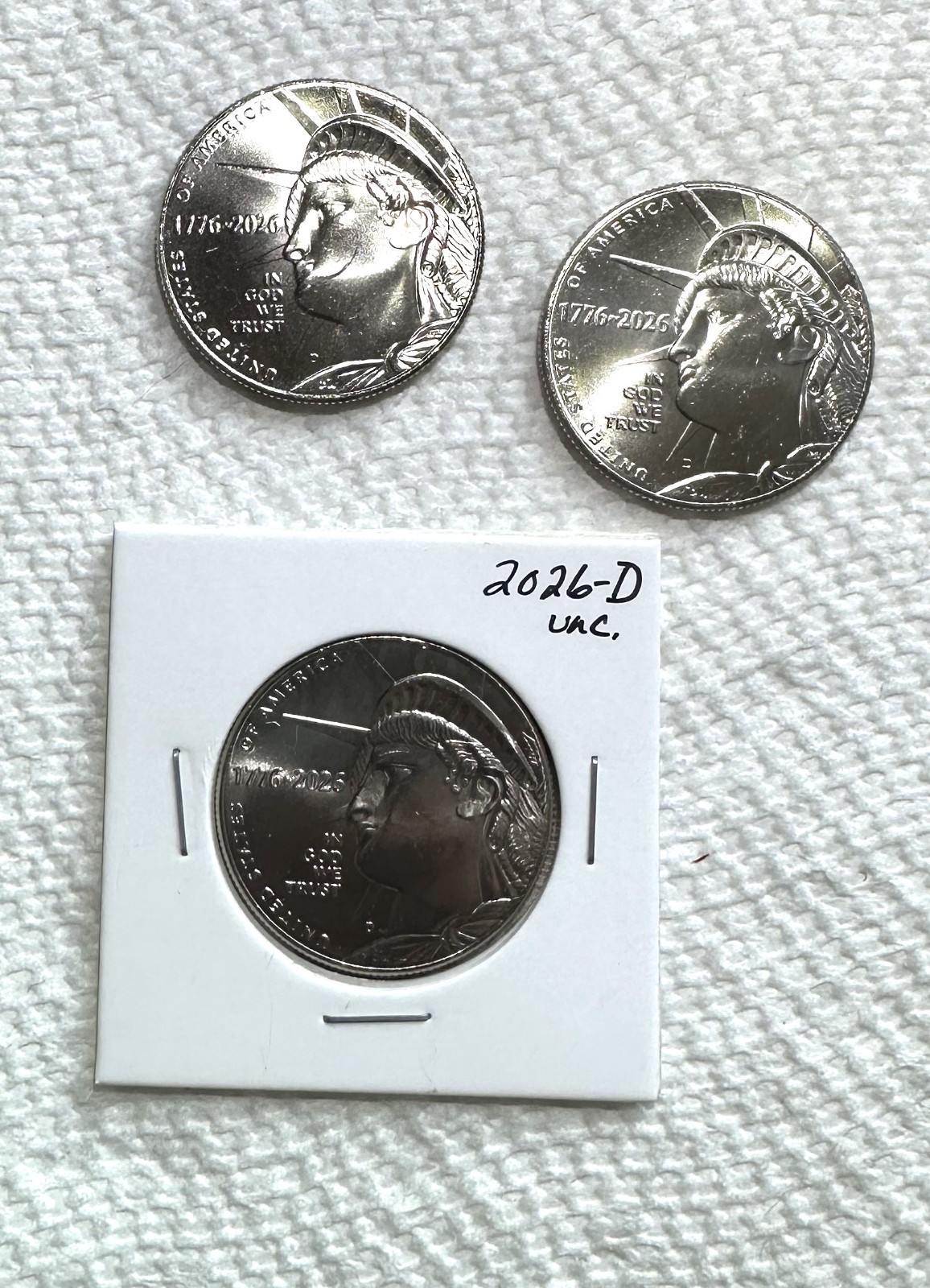 2026 D Enduring Liberty Half Dollar Coin SHIPS NOW FREE SHIP Semiquincentennial