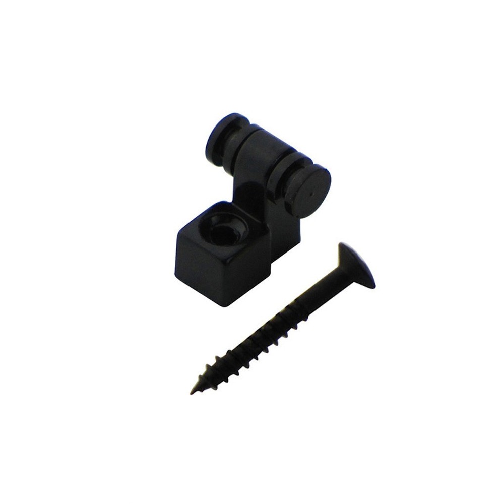 2PC Black Electric Guitar Roller String Trees String Guides Retainers & Screws