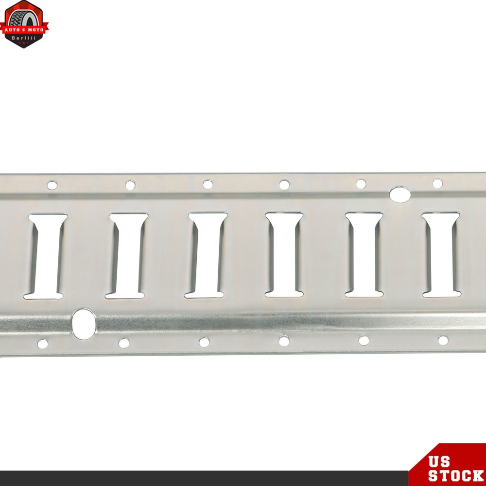Carbon Steel 4pc Durable E Track Tie Down Rail Kit Silver Galvanized Replacement