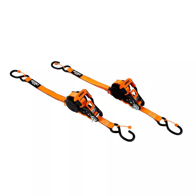 GORILLA 2PK 1" x 16' 1500 lb Self Locking Retractable Ratchet Strap