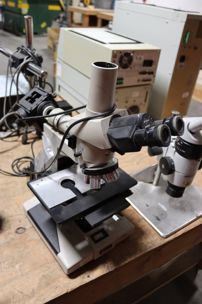 Nikon Optiphot Trinocular Microscope