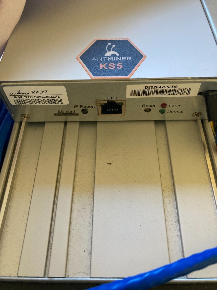 Bitmain Antminer KS5 20Th with PSU included