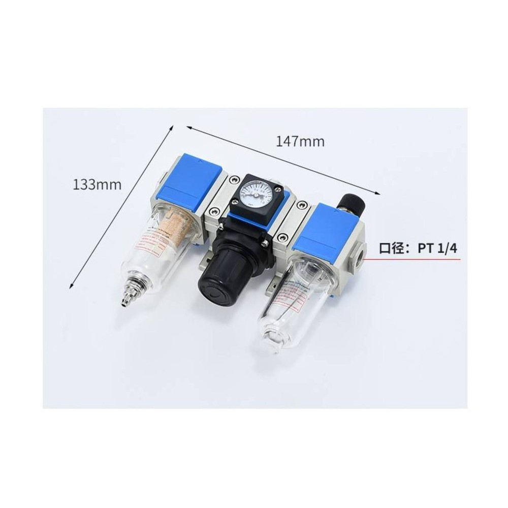 Air Strainer Pressure Controller Lubricator Mounting Bracket Air-Powered FRL